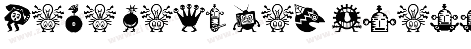 Mini Pics Lil Critters(1)字体转换